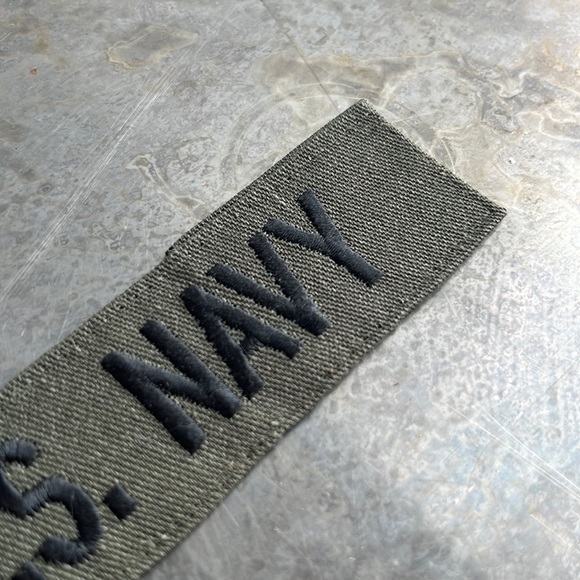 U.S. NAVY embroidered tape patch - vintage - Picture 7 of 10